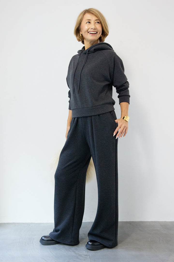 あったか裏起毛フーディスウェットセットアップ