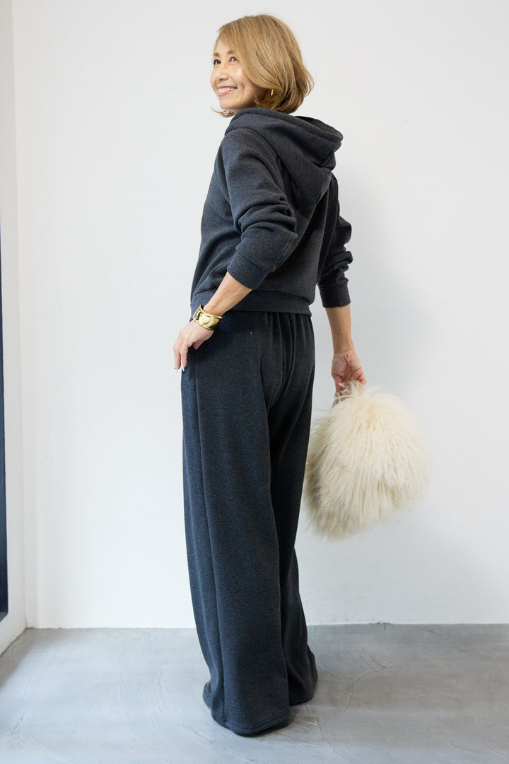 あったか裏起毛フーディスウェットセットアップ