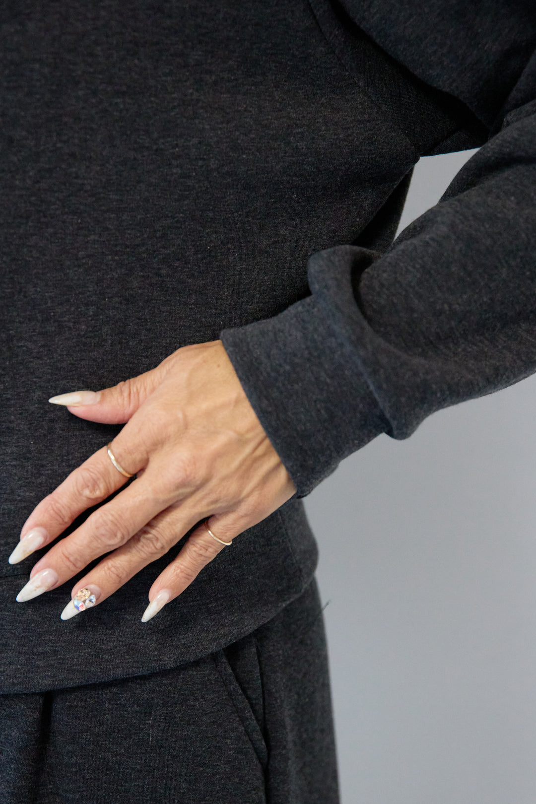 あったか裏起毛フーディスウェットセットアップ