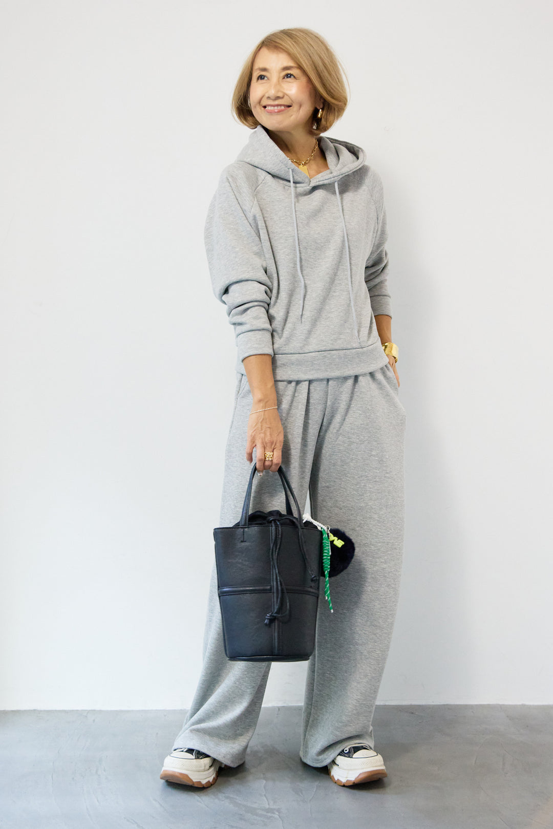 あったか裏起毛フーディスウェットセットアップ