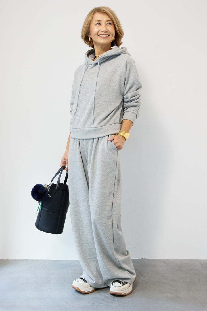 あったか裏起毛フーディスウェットセットアップ