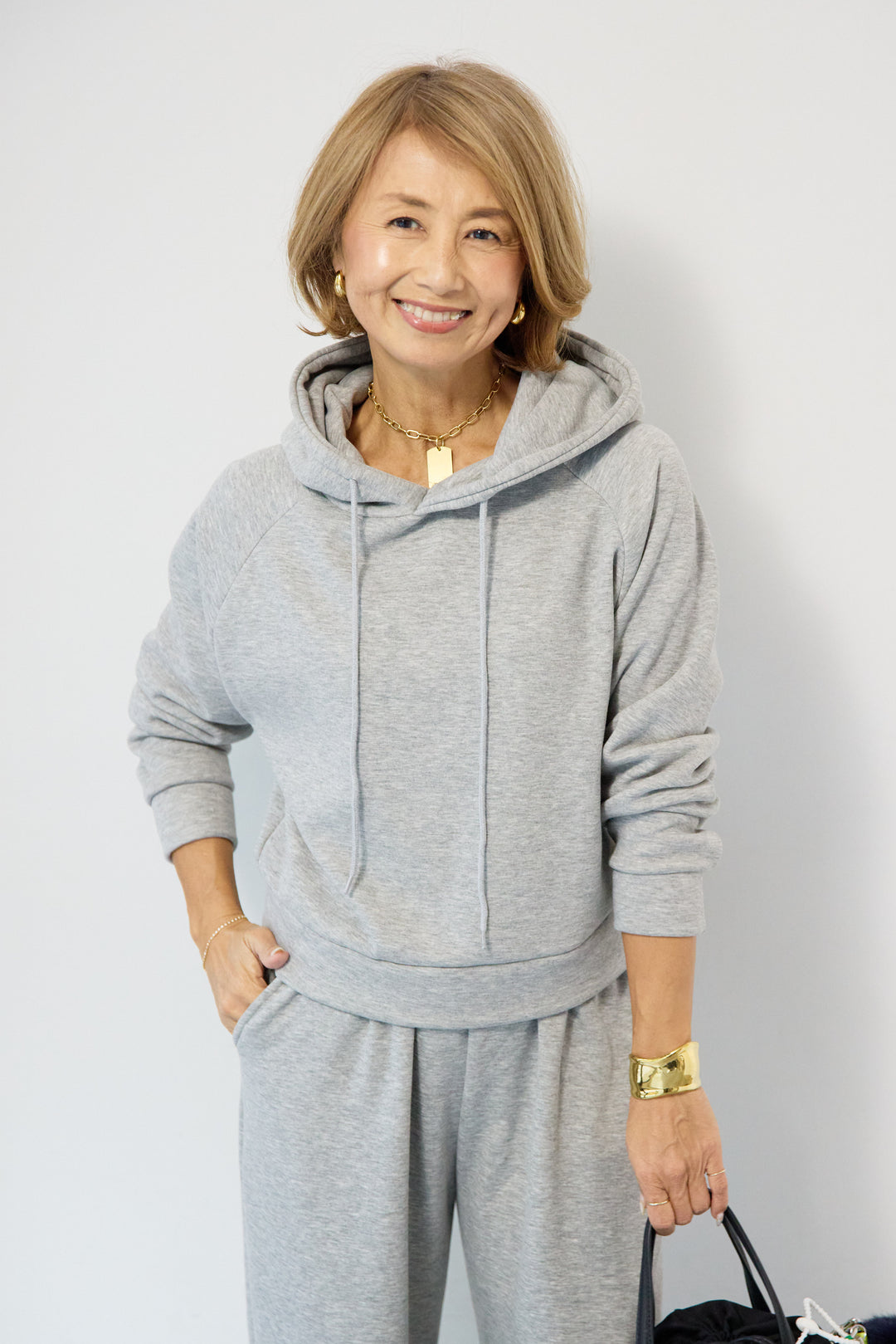 あったか裏起毛フーディスウェットセットアップ