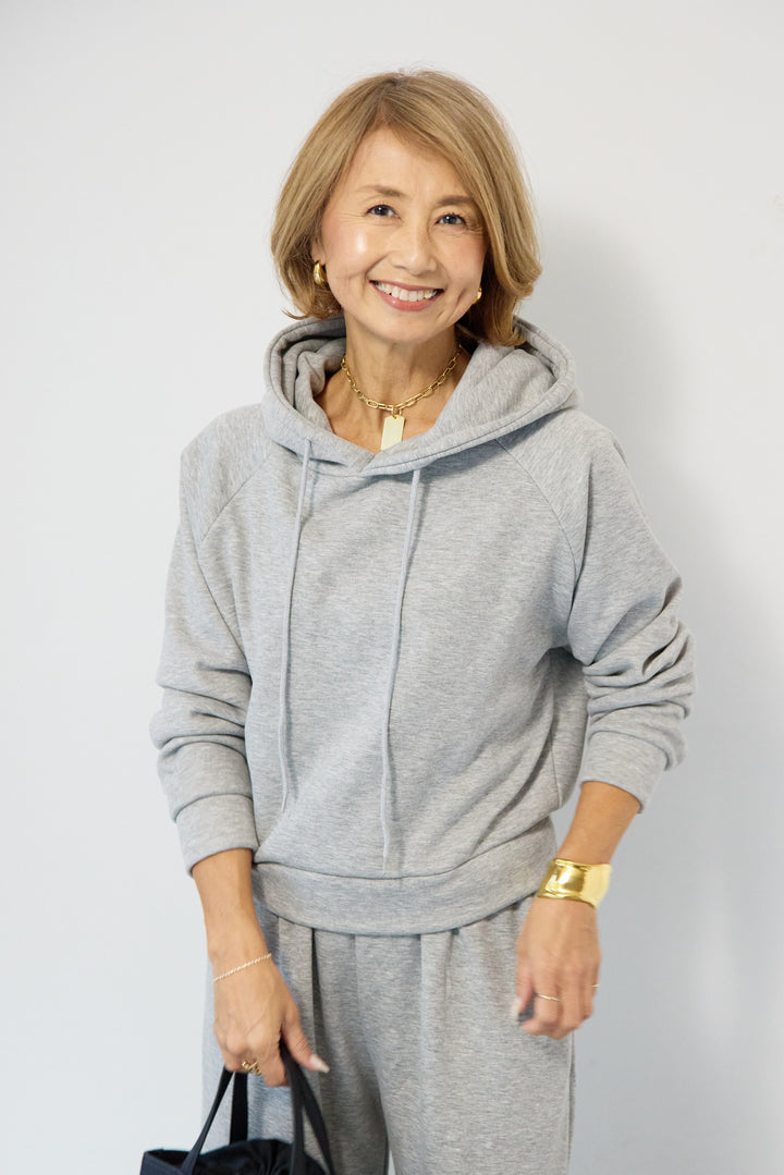 あったか裏起毛フーディスウェットセットアップ