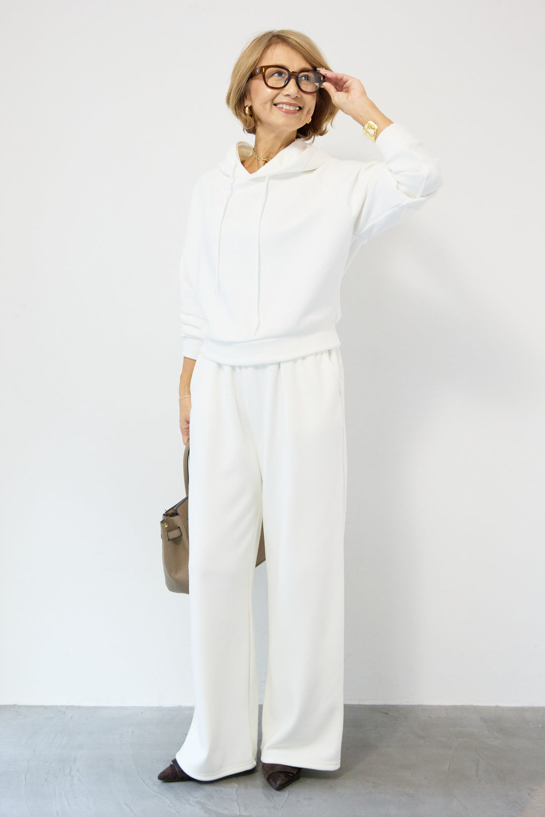 あったか裏起毛フーディスウェットセットアップ