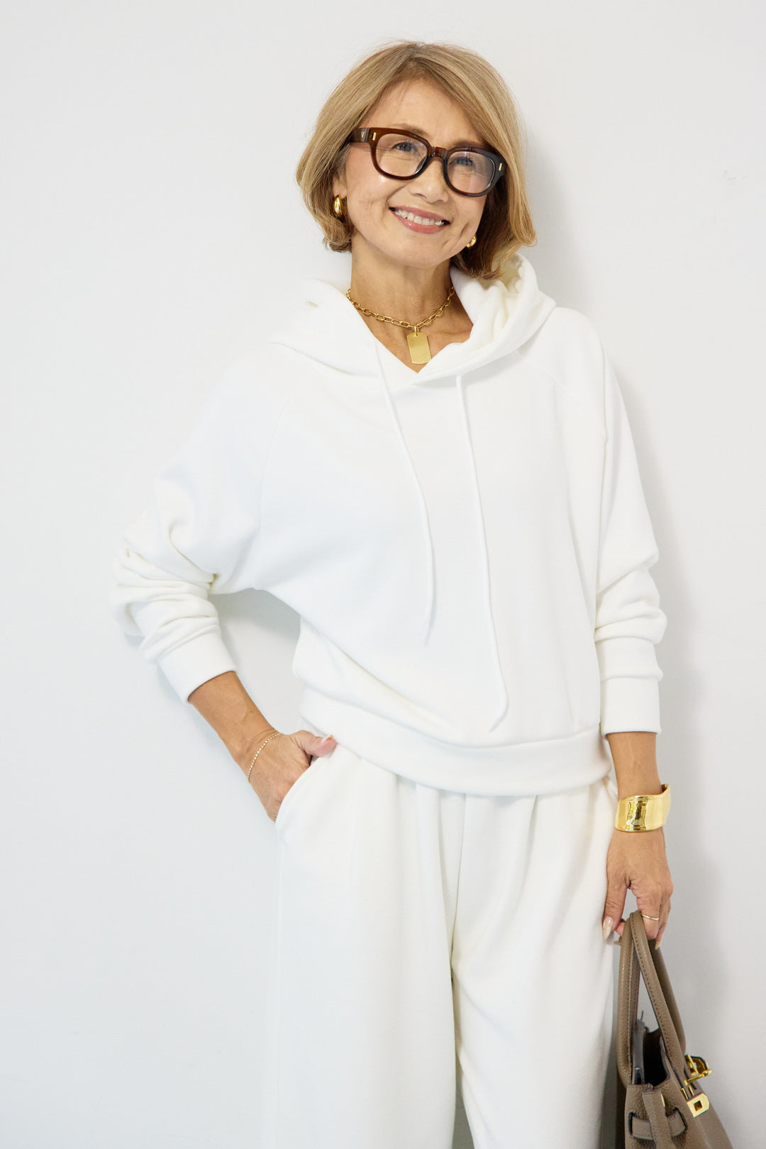 あったか裏起毛フーディスウェットセットアップ