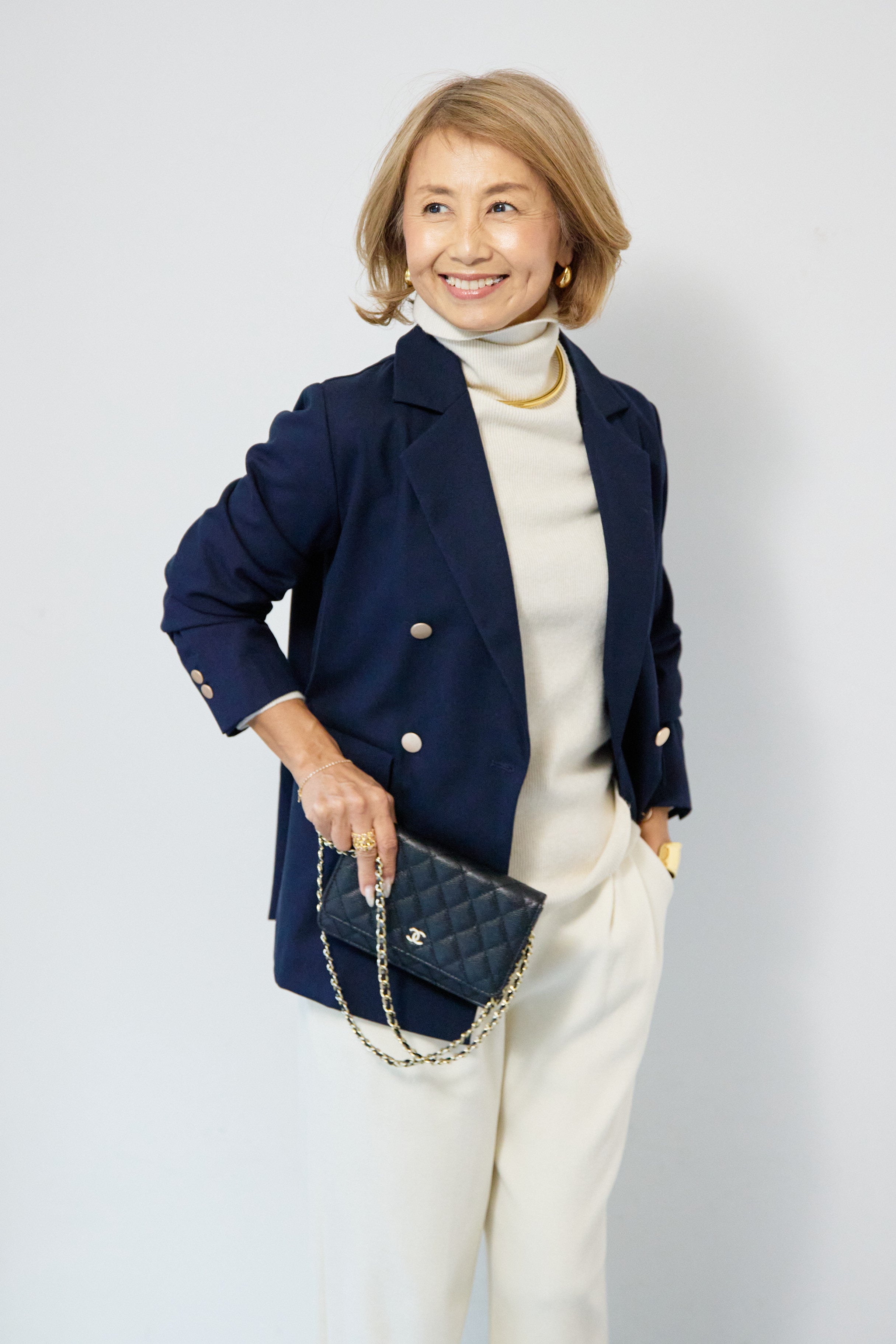 REIKOコラボ】メタルボタンダブルジャケット – plusotoha