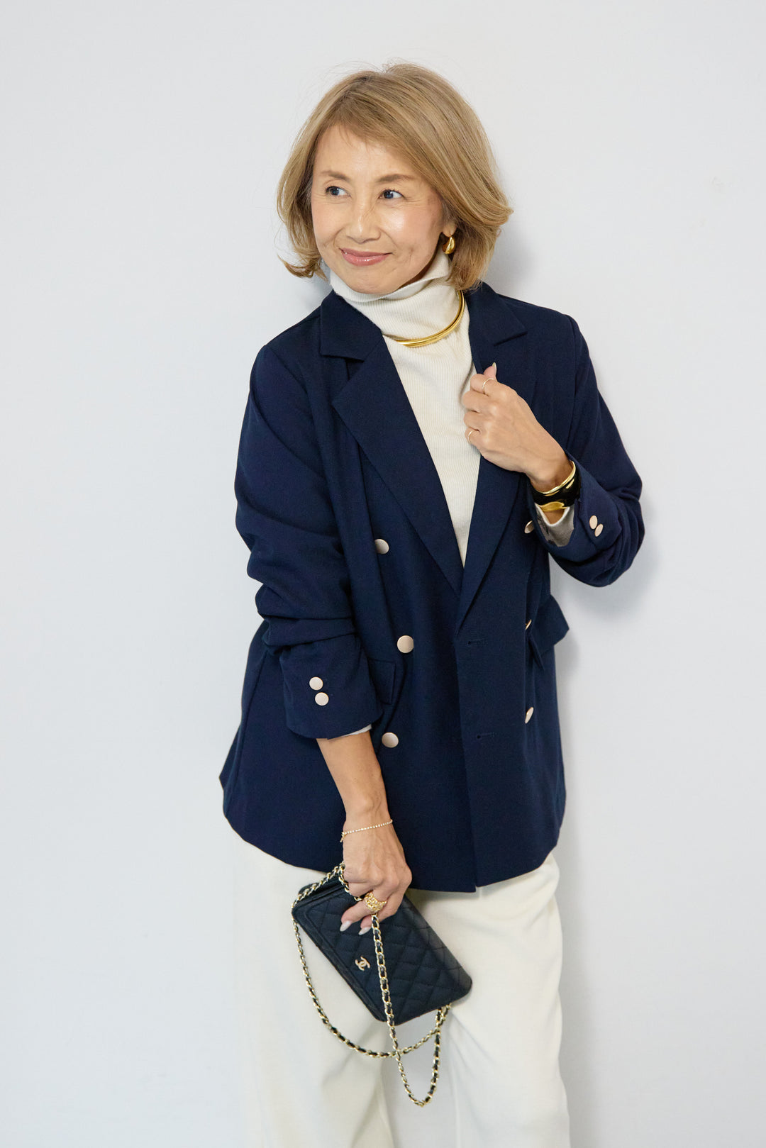 【REIKOコラボ】メタルボタンダブルジャケット