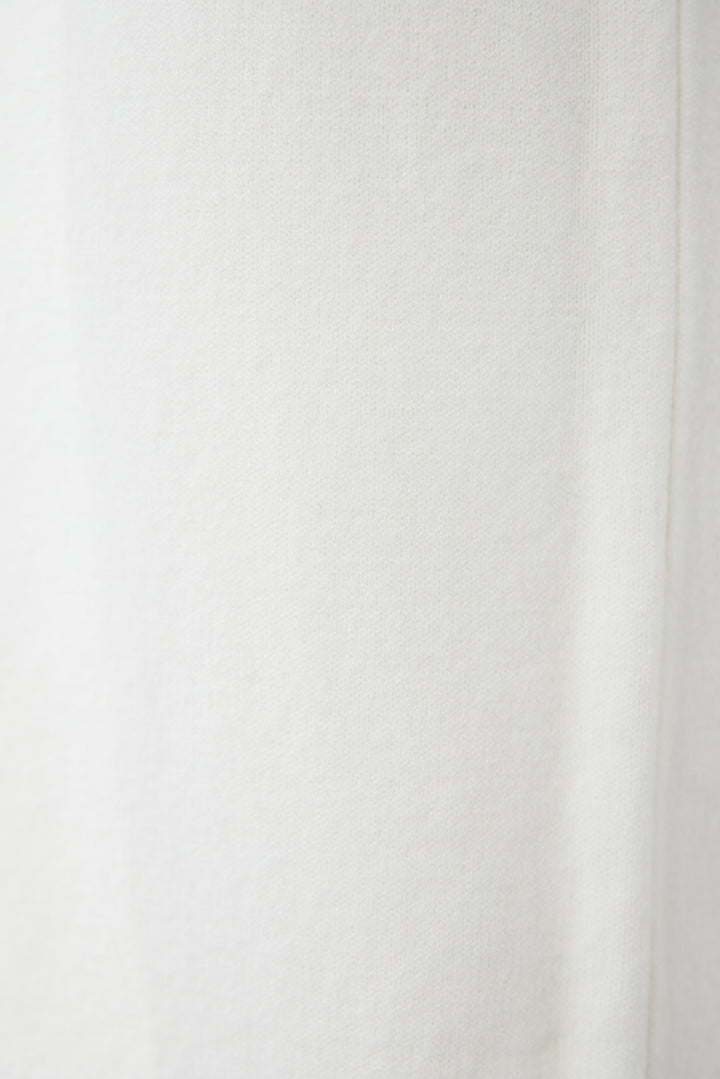 [SET]Vネック ロングニットワンピース+レオパードストール(2set)