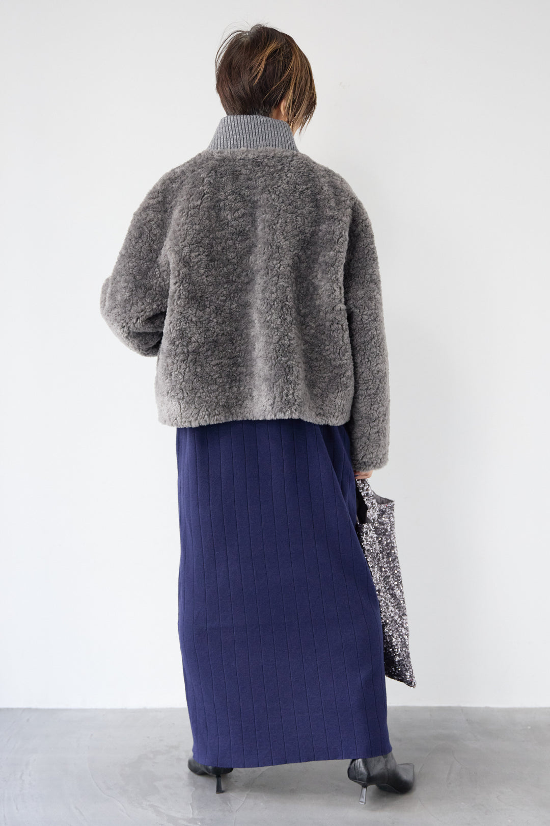 ボアニットジャケット