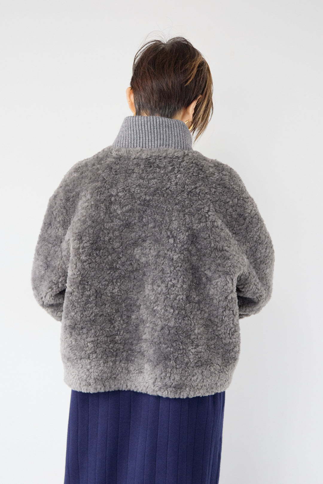 ボアニットジャケット