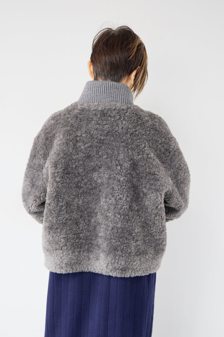 ボアニットジャケット