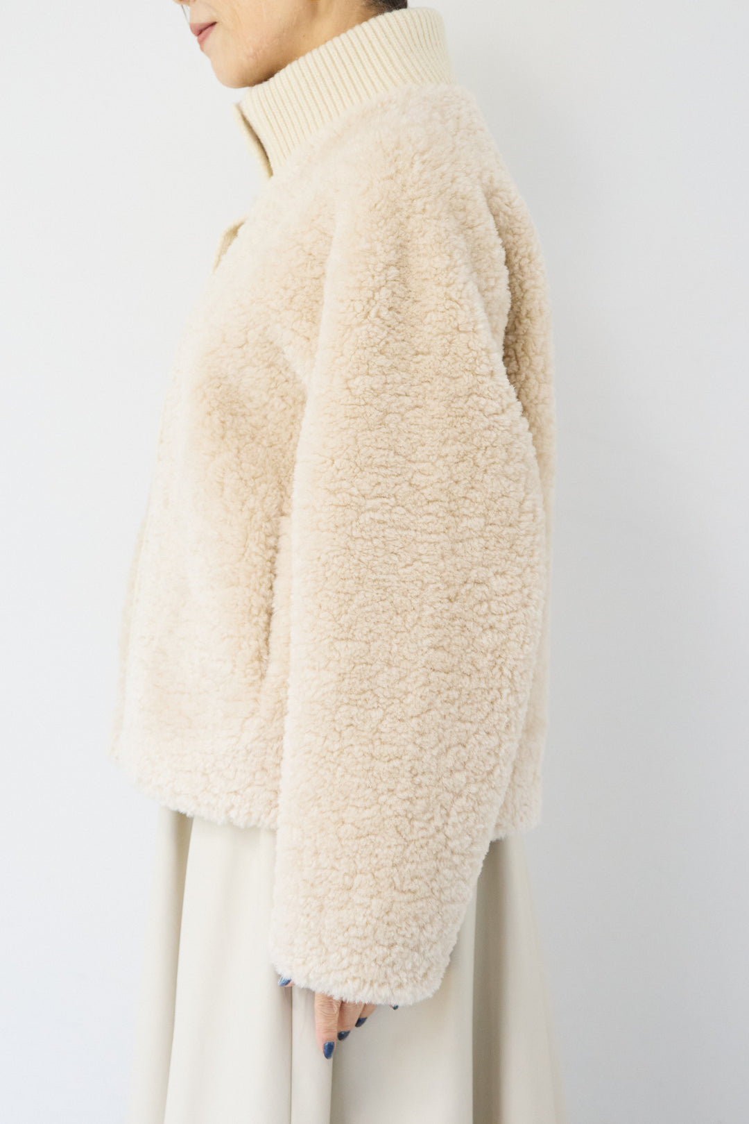 ボアニットジャケット