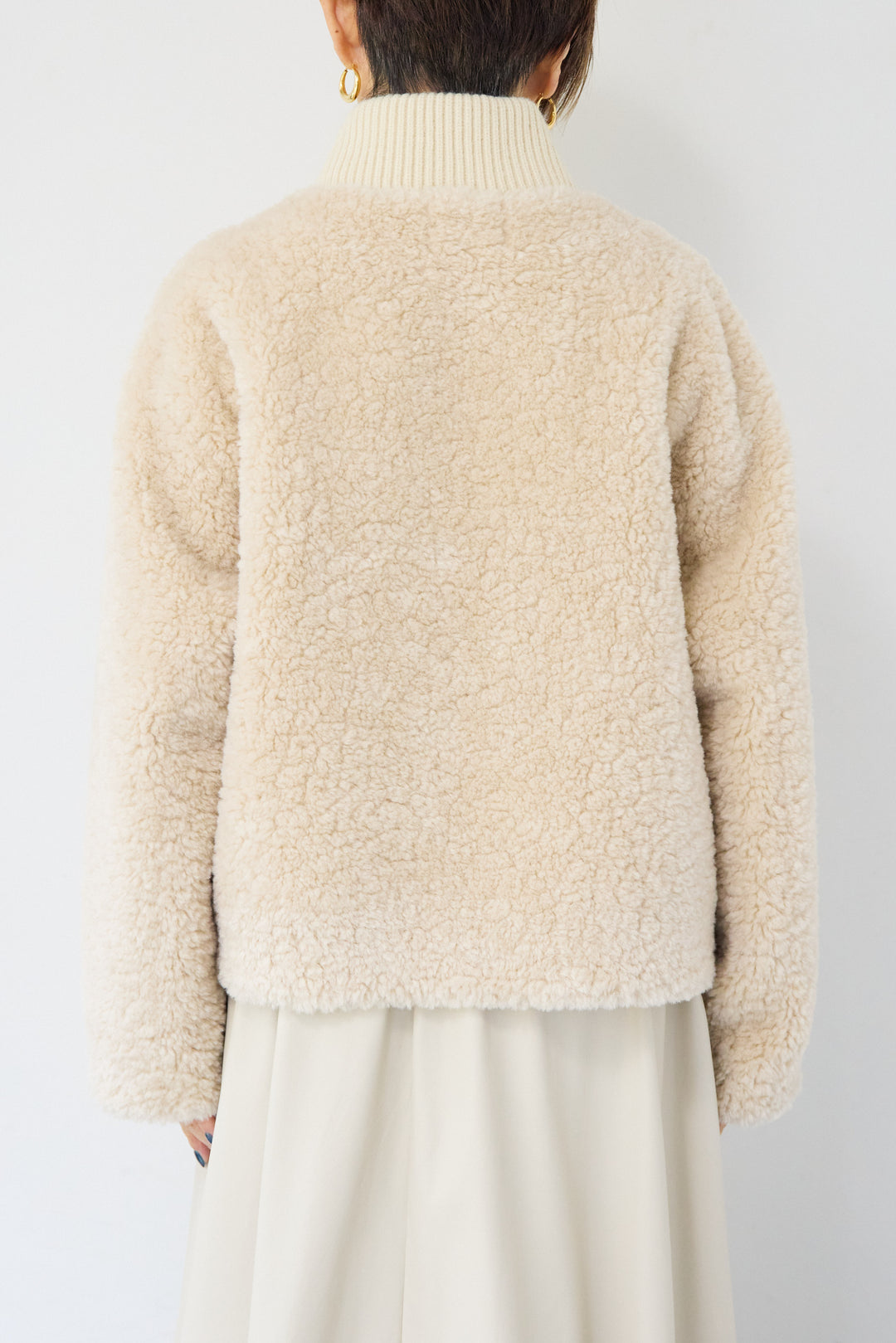 ボアニットジャケット