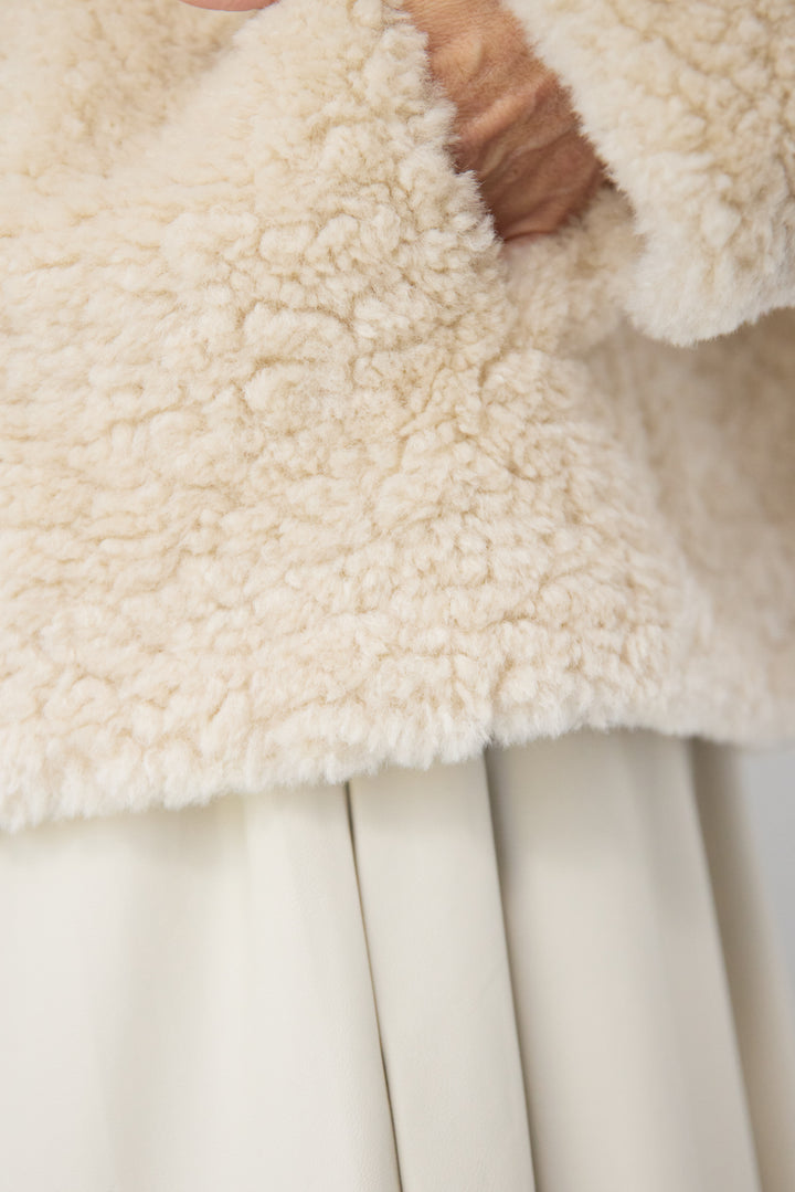 ボアニットジャケット