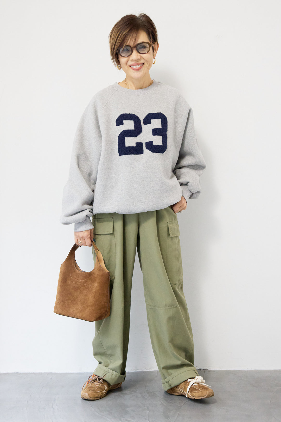 【軽量】裏起毛23ナンバースウェット