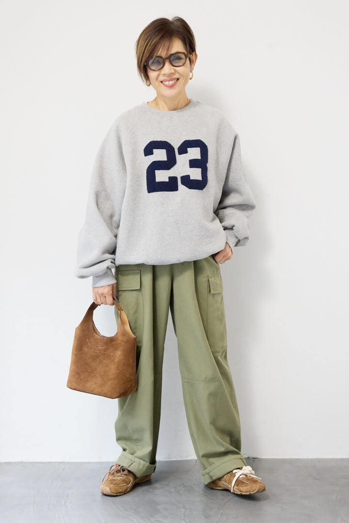 【軽量】裏起毛23ナンバースウェット