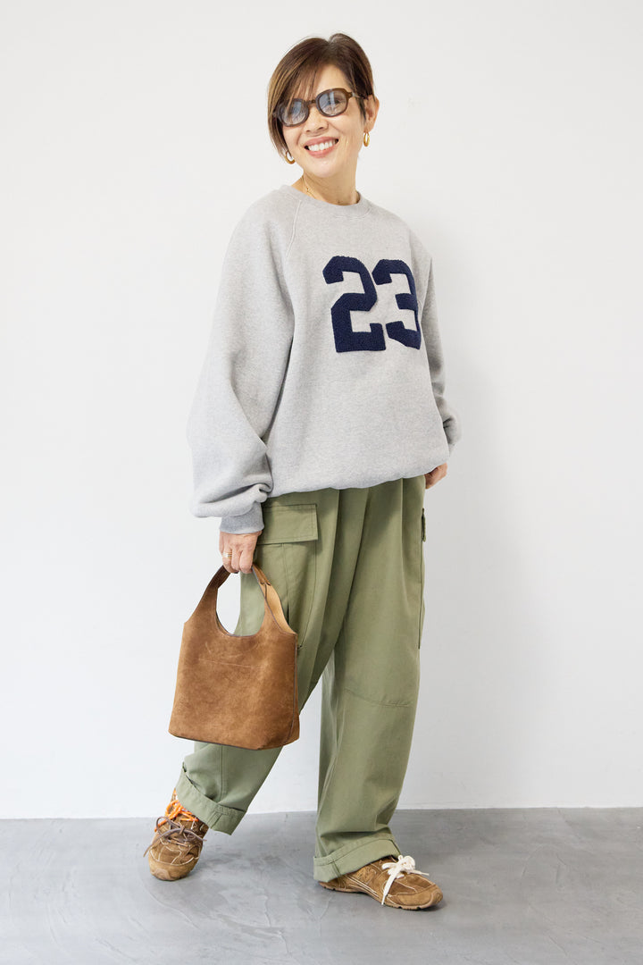 【軽量】裏起毛23ナンバースウェット