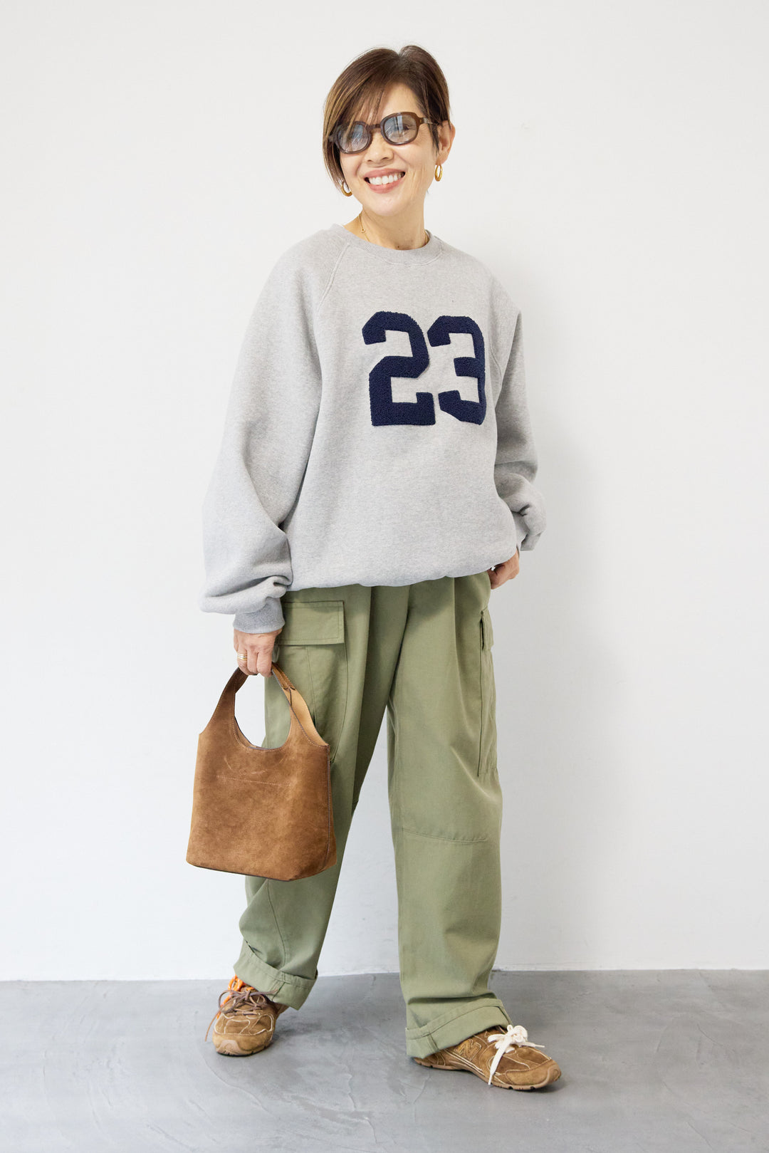 【軽量】裏起毛23ナンバースウェット