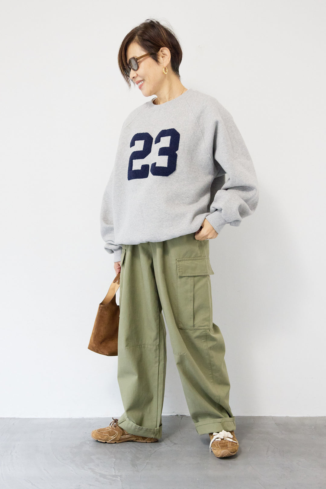 【軽量】裏起毛23ナンバースウェット