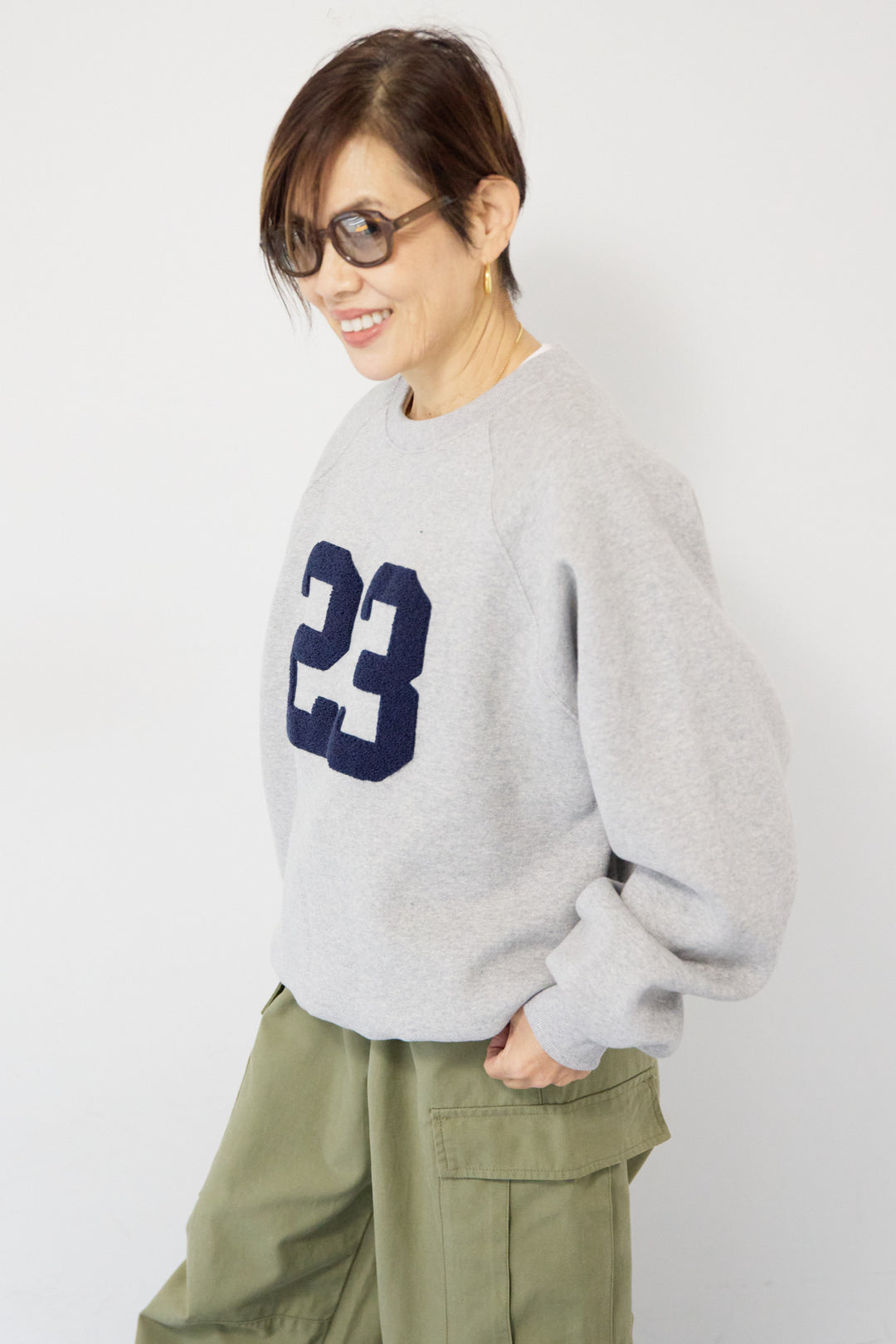 【軽量】裏起毛23ナンバースウェット