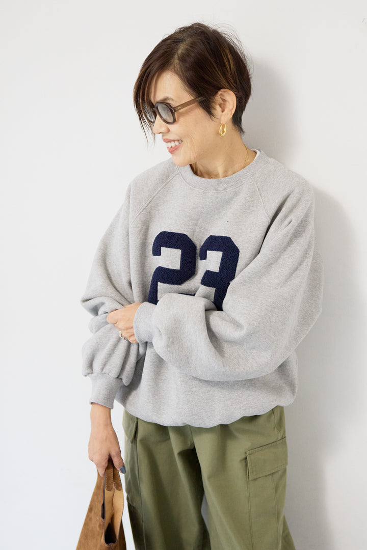 【軽量】裏起毛23ナンバースウェット