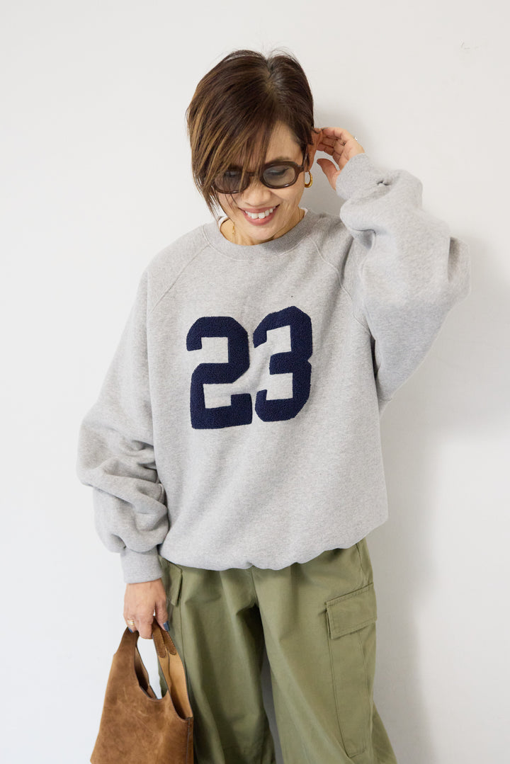 【軽量】裏起毛23ナンバースウェット
