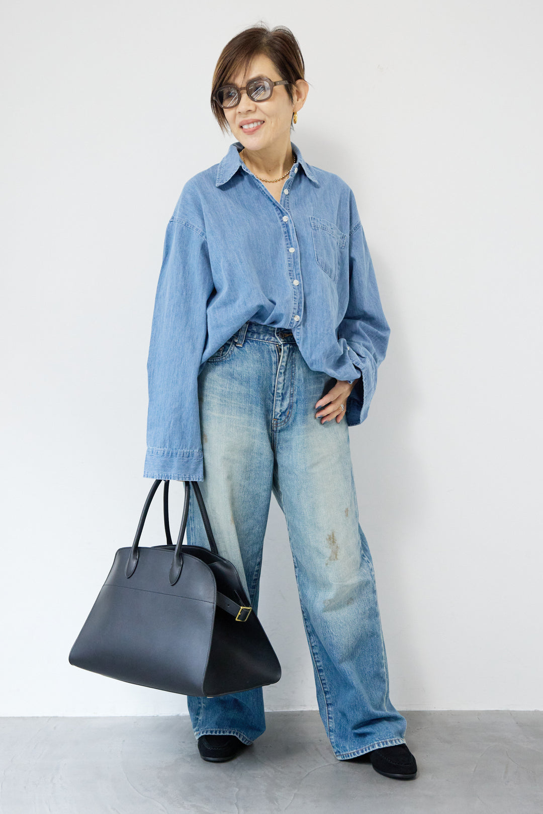 ライトオンスデニムシャツ