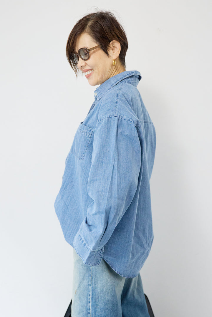 ライトオンスデニムシャツ
