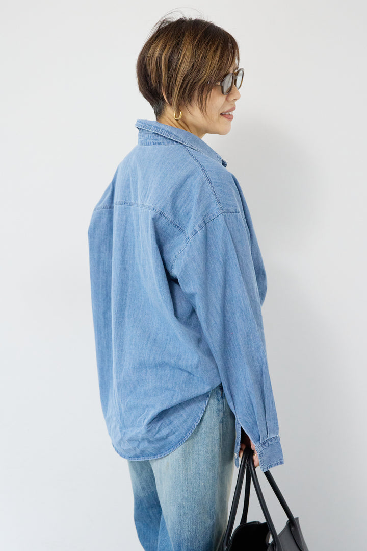 ライトオンスデニムシャツ
