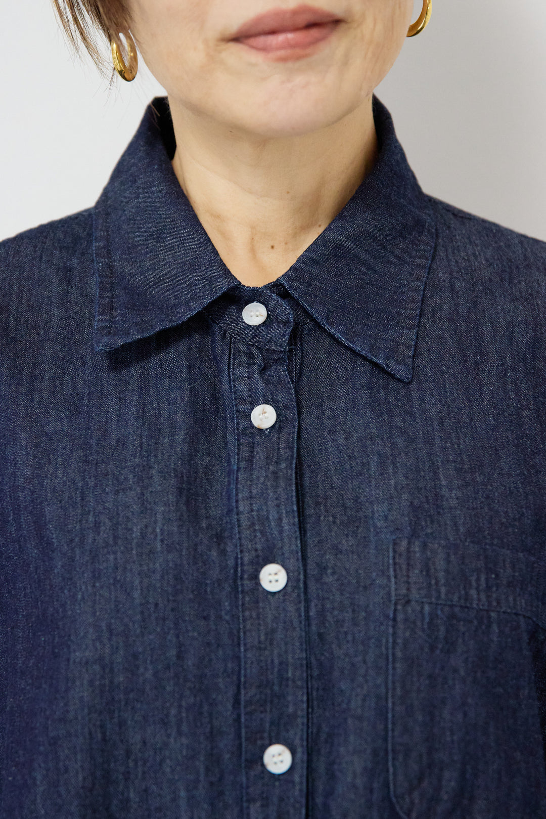 ライトオンスデニムシャツ