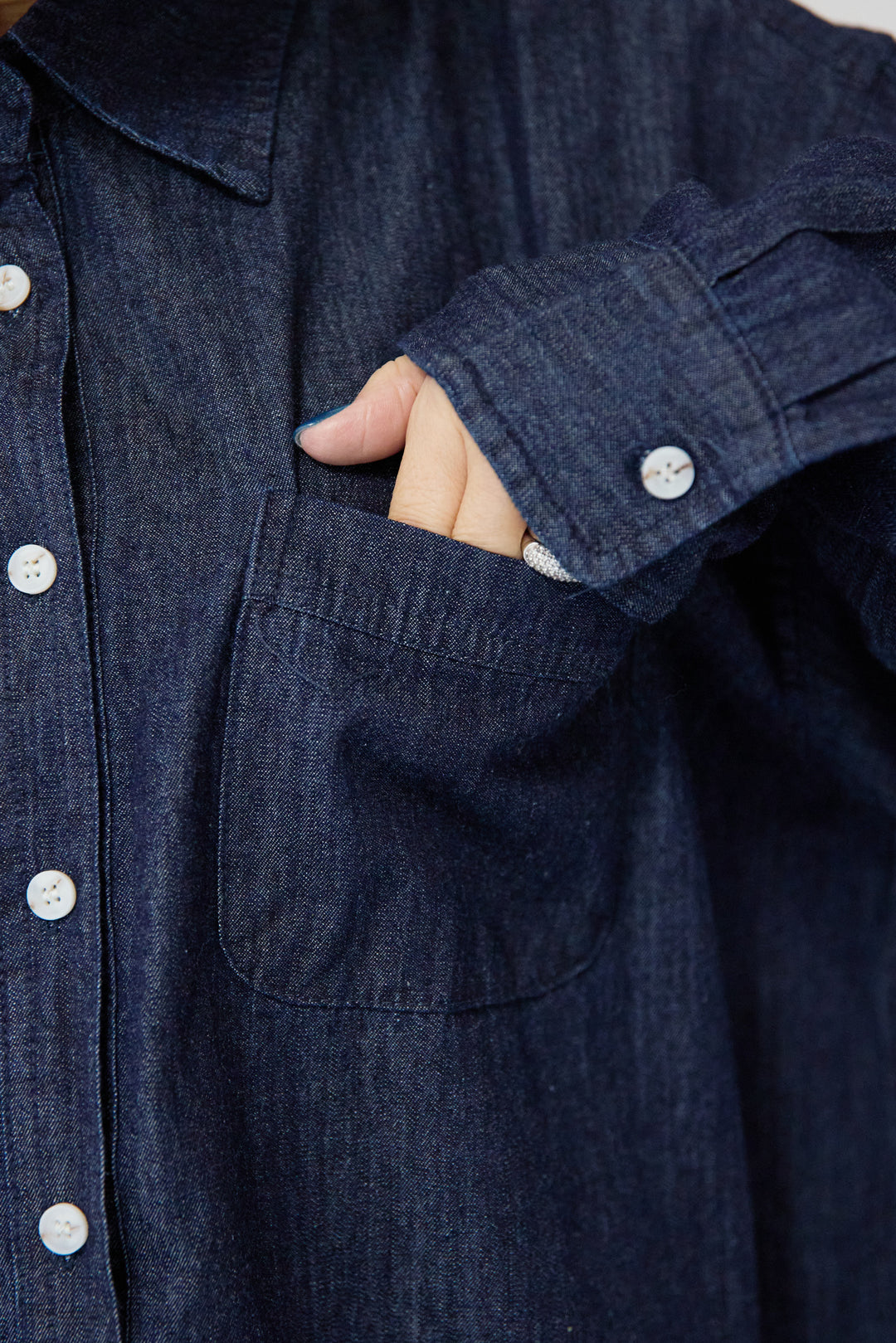 ライトオンスデニムシャツ