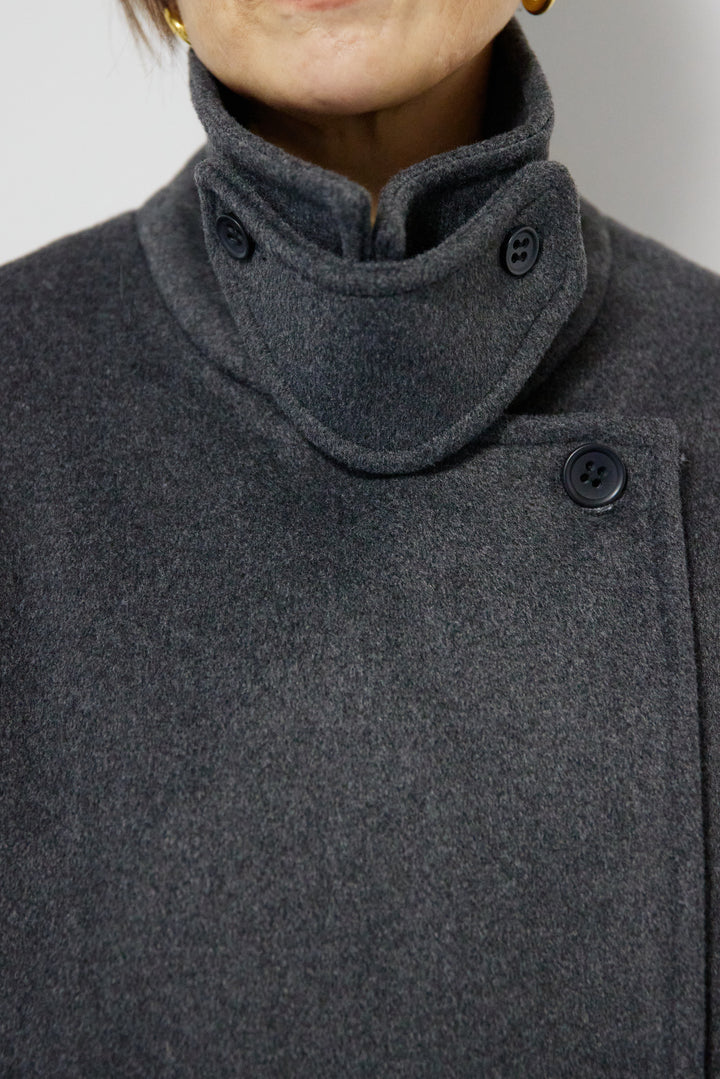 3WAYカラー ニットビーバーロングコート