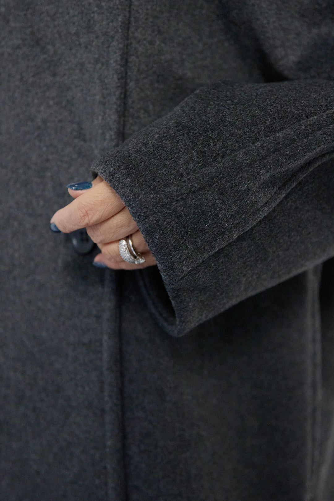 3WAYカラー ニットビーバーロングコート