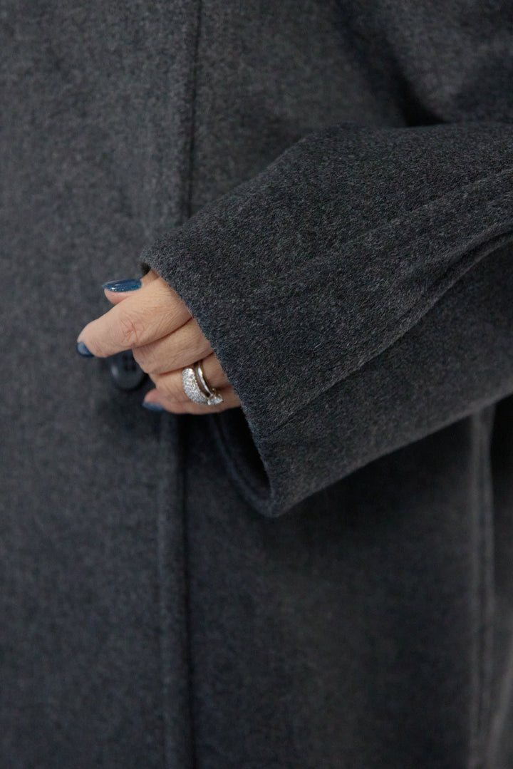 3WAYカラー ニットビーバーロングコート