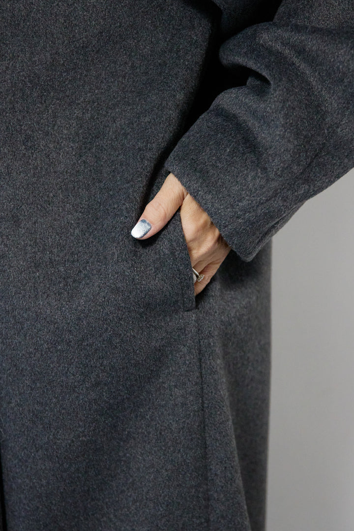 3WAYカラー ニットビーバーロングコート