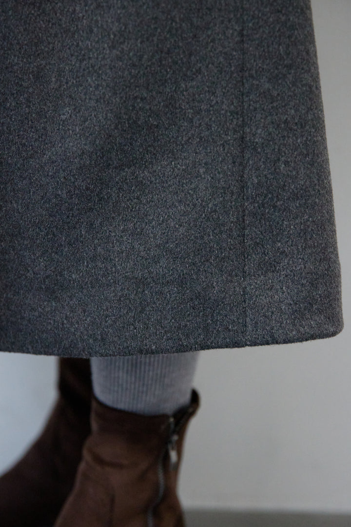 3WAYカラー ニットビーバーロングコート