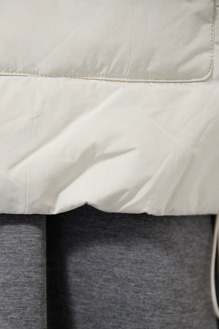 ボア×中綿スタンドカラーブルゾン