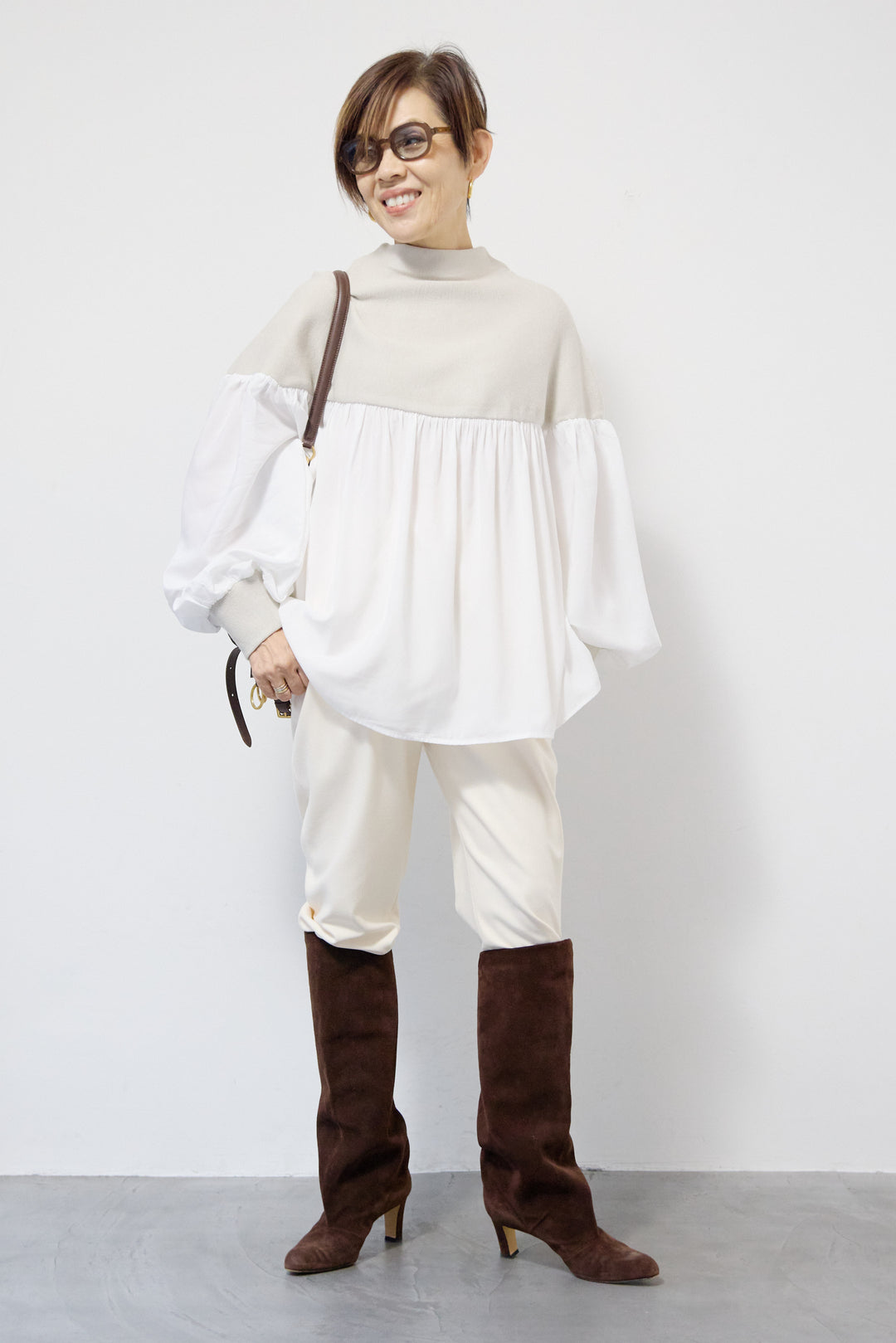 ミラノリブドッキングニット