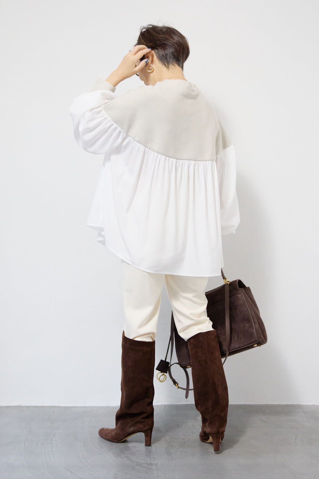 ミラノリブドッキングニット