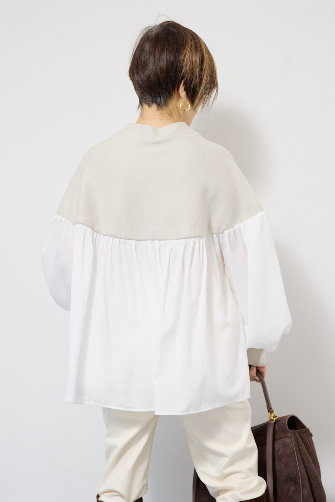 ミラノリブドッキングニット