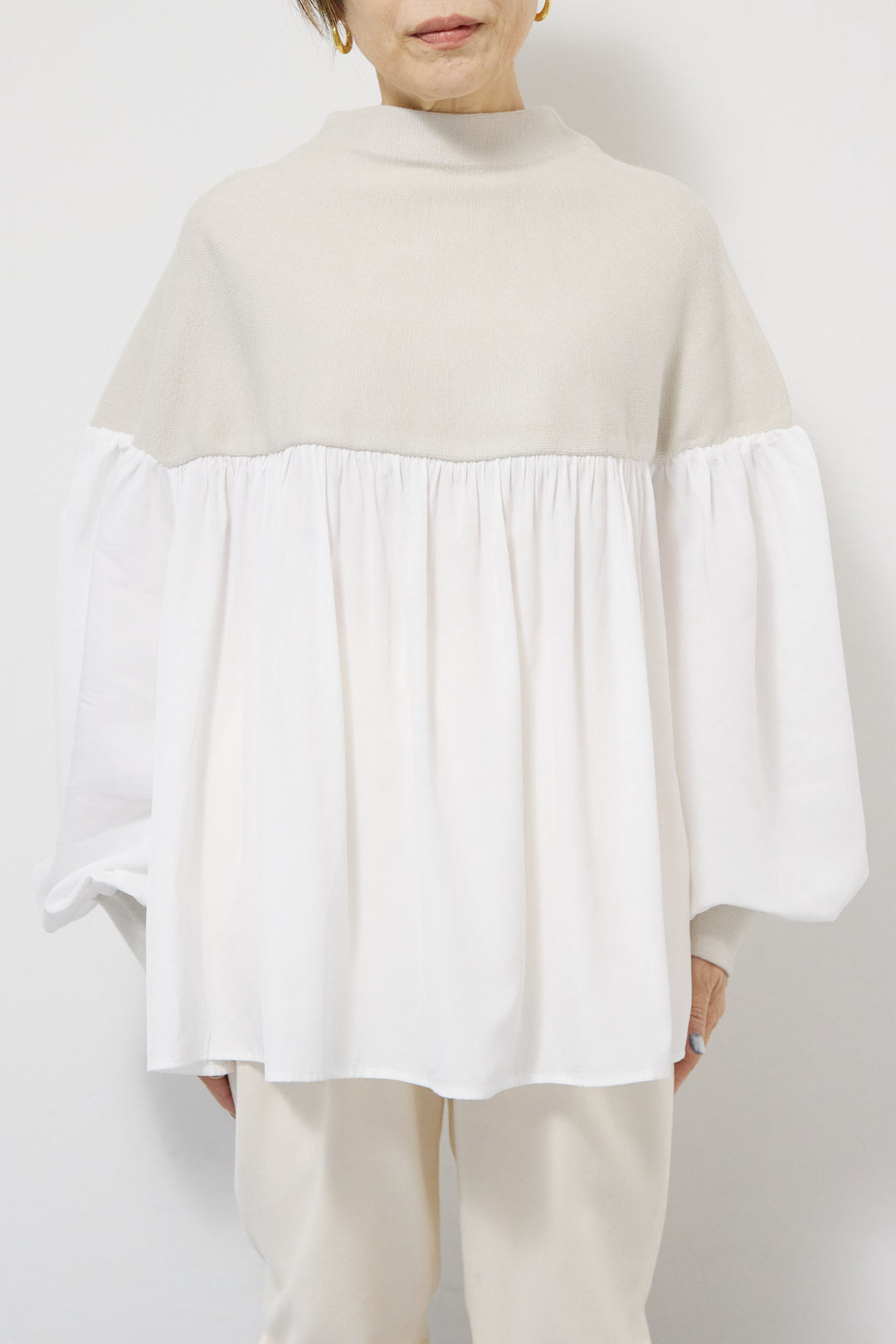 ミラノリブドッキングニット