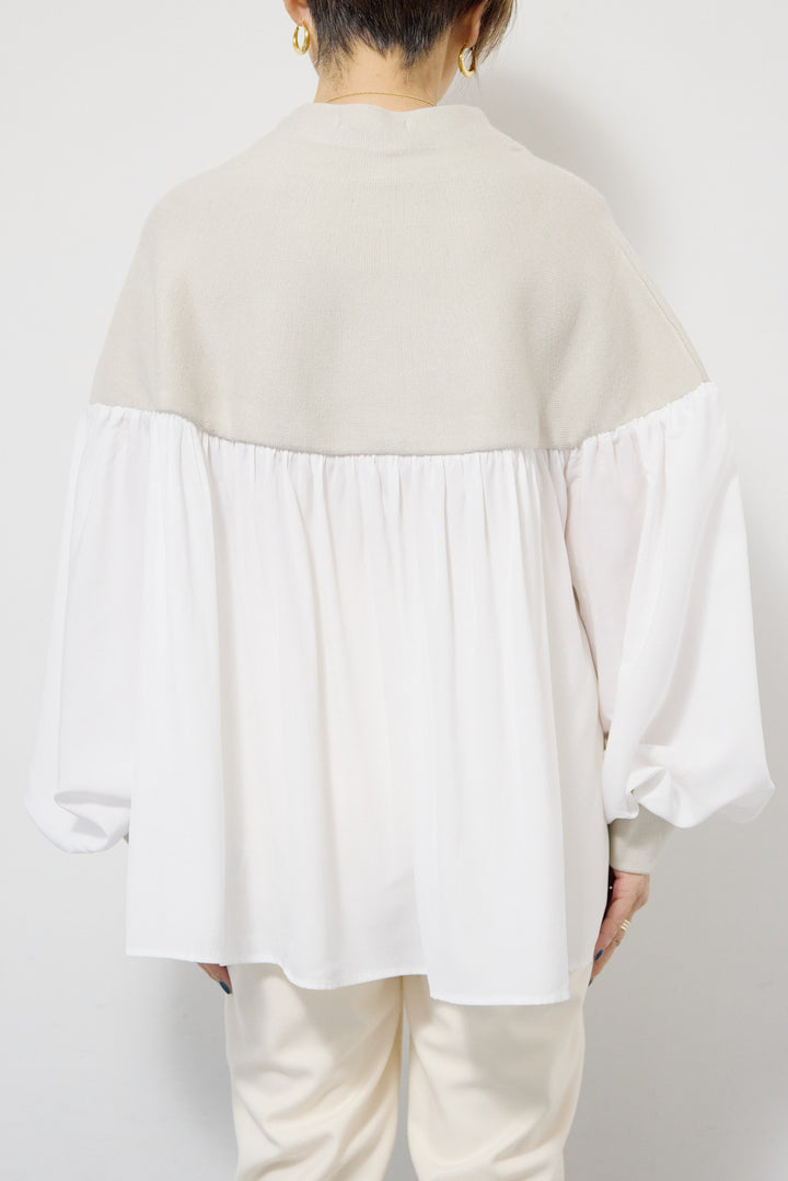 ミラノリブドッキングニット