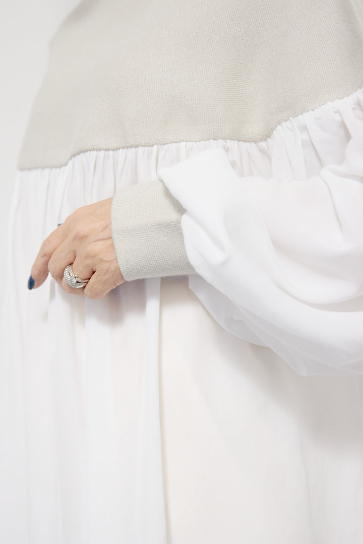 ミラノリブドッキングニット