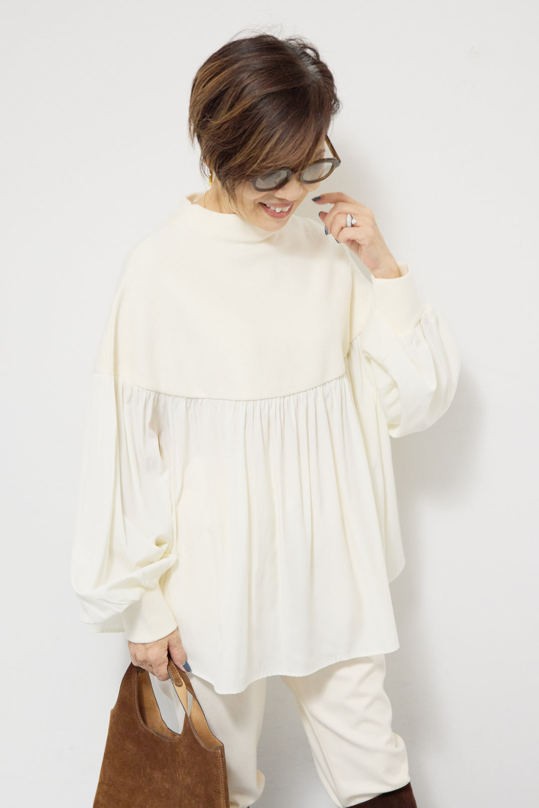 ミラノリブドッキングニット