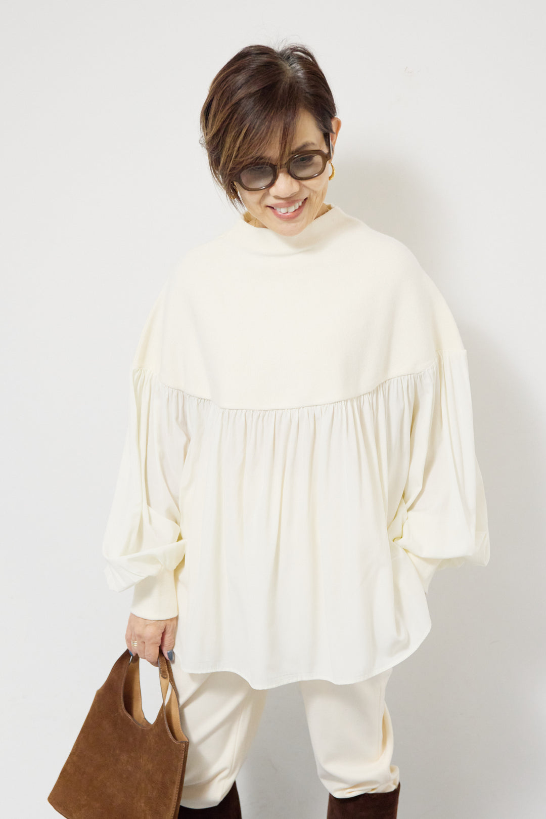 ミラノリブドッキングニット