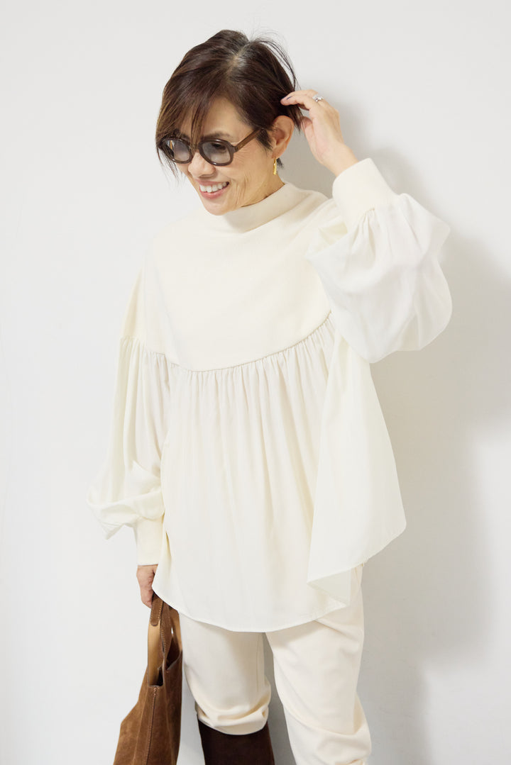 ミラノリブドッキングニット