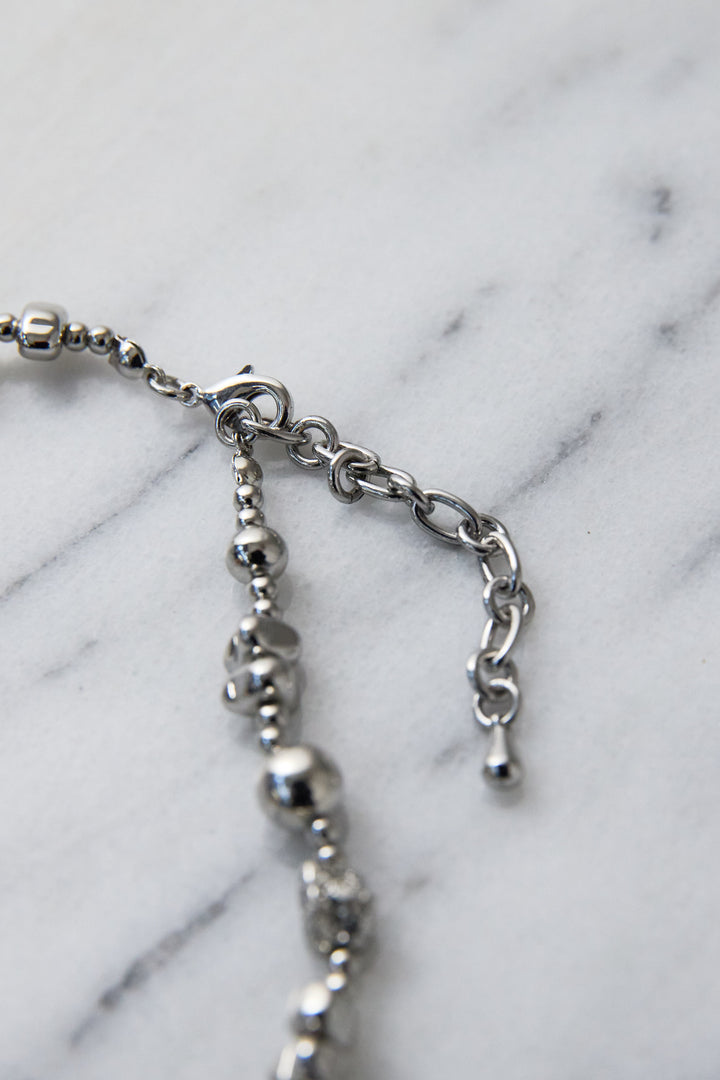 メタルバロックロングネックレス