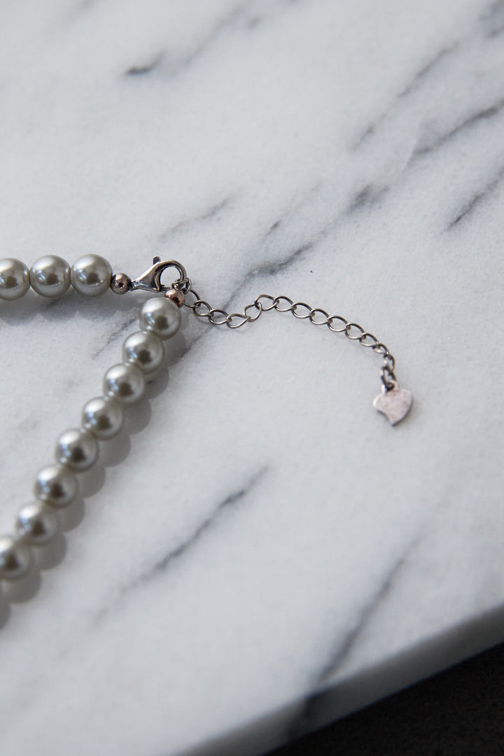 ロングパールネックレス