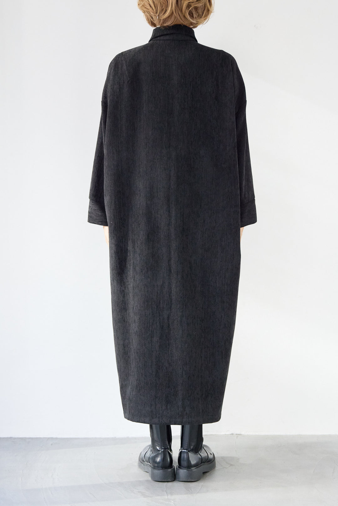 ツイルライクシャツワンピース