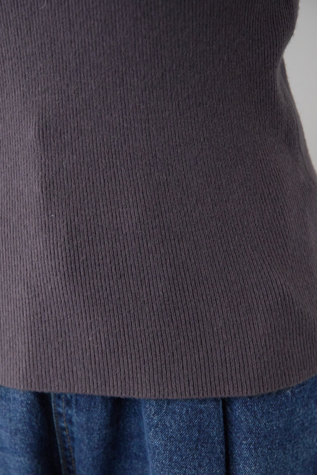 [SET]ホールガーメントタートルリブニット+ベルトストラップジャンスカ(2set)